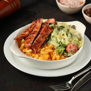 CAESAR SALAD MAC AND CHESEE